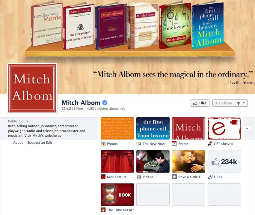 Mitch-Albom-Facebook-Author-Page