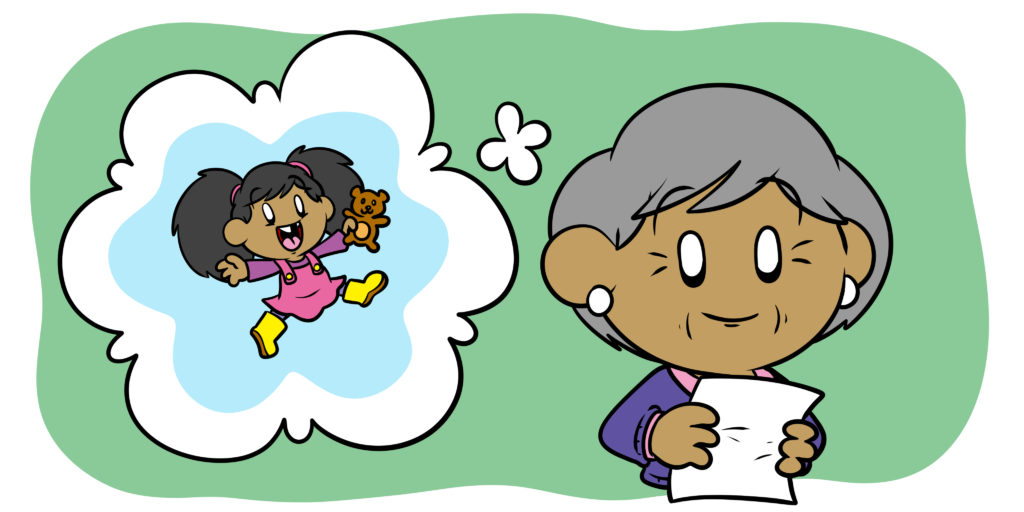 The 3 ‘P’s of Writing From A Child's Perspective - An elderly writer imagines herself as a child.