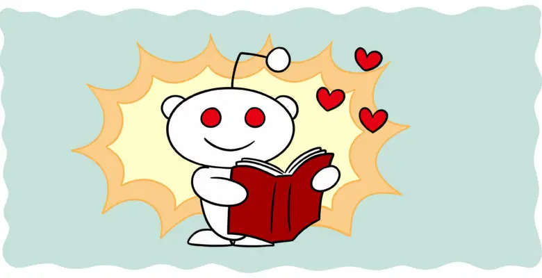 How To Use Reddit To Help Your Writing - The Reddit alien holds a book.