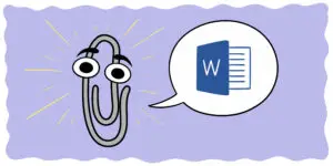 If You Write In MS Word, You Need To Know About These 6 Features - A character who looks like Microsoft's 'Clippy' explains MS Word.